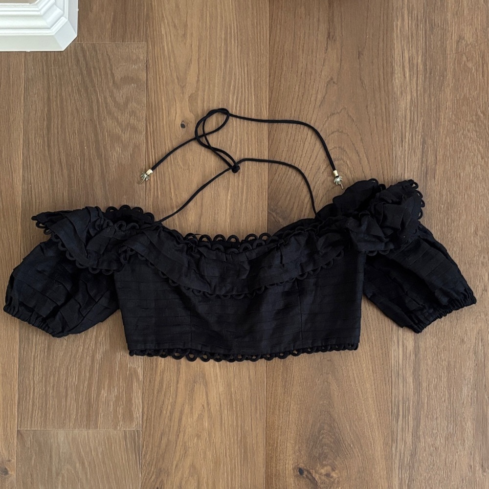 Zimmerman Off-Shoulder Women's crop Top